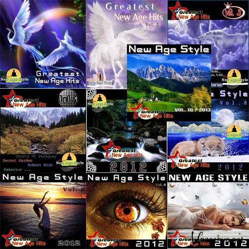 VA-New Age Style - Greatest New Age Hits, Vol.1-10 (2011-2013) MP3