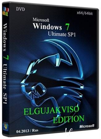 Windows 7 Ultimate SP1 Elgujakviso Edition 04.2013 (2013/x64)