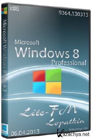 Microsoft Windows 8 Pro 6.3 Lite-FM by Lopatkin (x86/RU/06.04.2013)