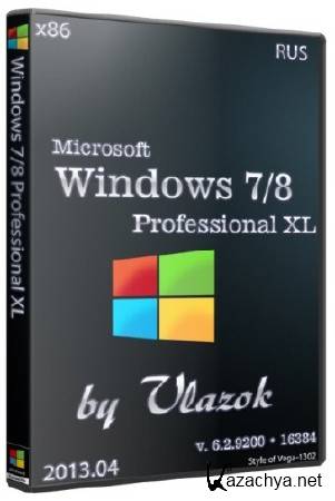 Windows 7/8 Professional XL 2013.04 2in1 by Vlazok(x86/2013/Rus)