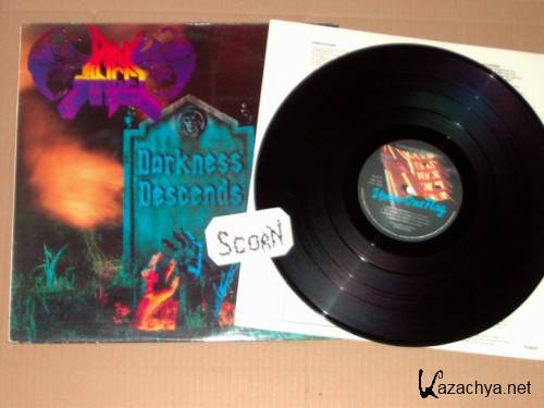 Dark Angel Darkness Descends LP FLAC 1986 SCORN