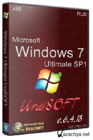 Windows 7 x86 Ultimate UralSOFT v.6.4.13 (RUS/2013)