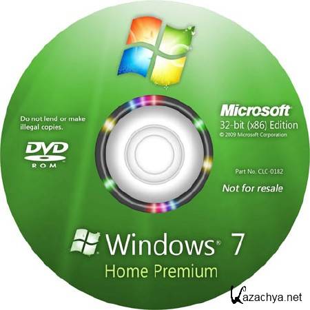 Windows 7 HomePremium SP1 x86 RU V-XIII Exclusive (RUS/2013)