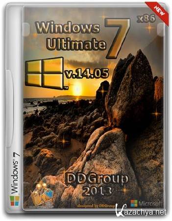 Windows 7 Ultimate SP1 x86 by DDGroup v.14.05 (RUS/2013)