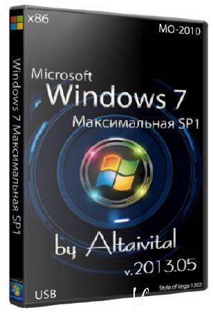 Windows 7  SP1 x86 & MO-2010 SP1 by altaivital (2013.05/USB )