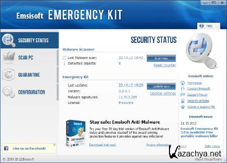 Emsisoft Emergency Kit 3.0.0.4 (18.05.2013)