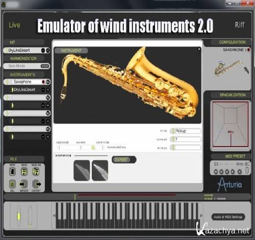 Emulator of wind instruments 2.0