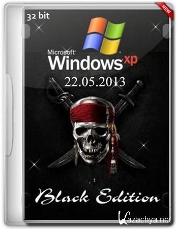 Windows XP Professional SP3 Black Edition 22.05.2013 (86/ENG/RUS)