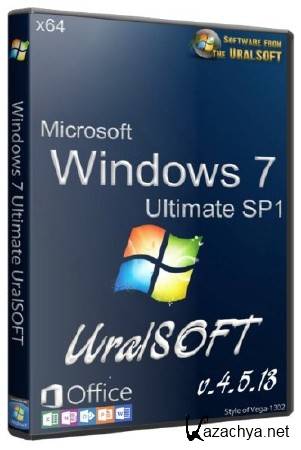 Windows 7 x64 Ultimate Office2010 UralSOFT v.4.5.13 (RUS/2013)