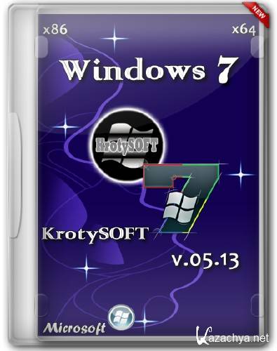 Windows 7 x86/x64 KrotySOFT v.05.13 (RUS/2013)