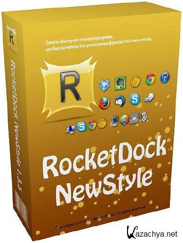RocketDock NewStyle 1.3.5 (x86/x64/ML/RUS)