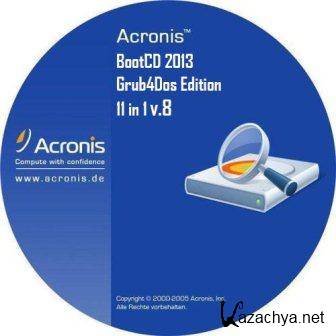 Acronis BootCD Collection 2013 Grub4Dos Edition 11 in 1 v.8 (2013/Rus/Eng)