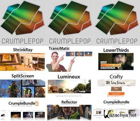 CrumplePop Pack - Film and Broadcast Effects for Final Cut Pro and Final Cut Pro X