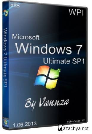 Windows 7 Ultimate SP1 x86 Rus IE10+WPI by Vannza (RUS/2013)