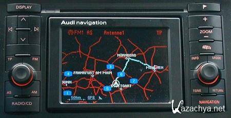 Audi Navigation Plus RNS-E Central East Europe DVD (2013)