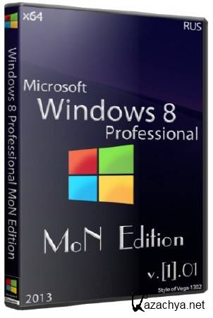 Windows 8 Professional x64 MoN Edition [1].01 (RUS/2013)