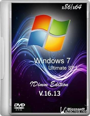Windows 7 Ultimate SP1 IDimm Edition v.16.13 (x86/x64)