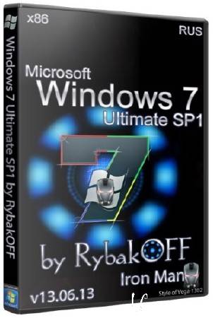 Windows Se7en Iron Man Edition by RybakOFF v13.06.2013 (x86/RUS)