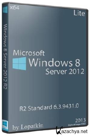 Microsoft Windows 8 Server 2012 R2 Standard 6.3.9431.0 x64 Lite (RUS/2013)