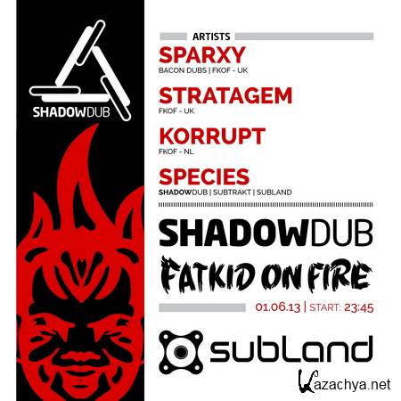 Shadowdub FatKidOnFire Promo Mix (2013)