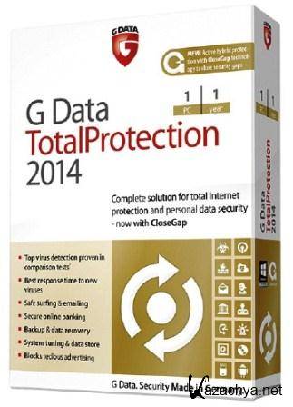 G Data TotalProtection 2014 v.24.0.1.5 Final x32+x64 (2013/Eng)
