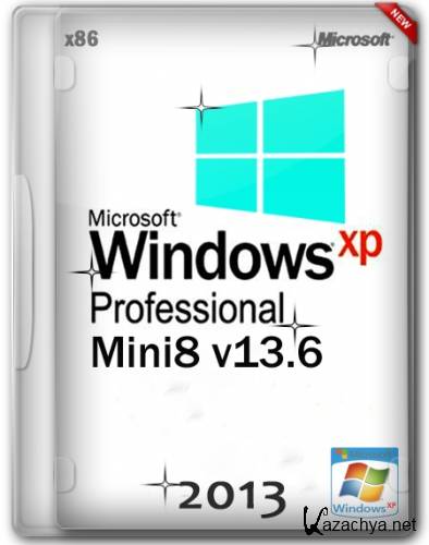 Windows XP SP3 Mini8 v13.6 (2013/RUS)