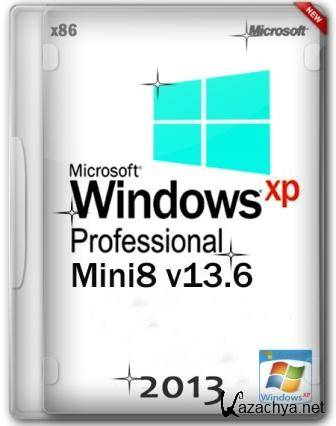 Windows XP SP3 Mini8 v.13.6 (2013/Rus)