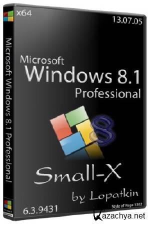 Microsoft Windows 8.1 Pro 6.3.9431 64 Small-X (13.07.05/RUS)