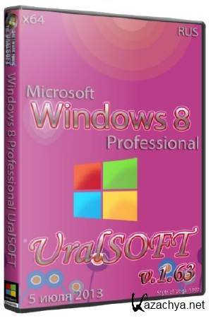 Windows 8 x64 Pro UralSOFT v.1.63 (RUS/2013)