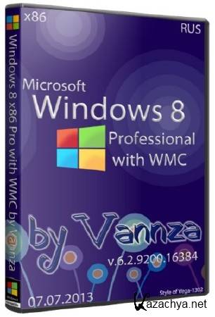Windows 8 x86 Professional with WMC by Vannza (RUS/2013)