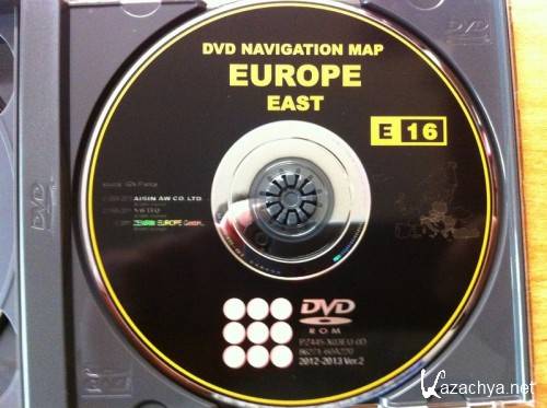 Toyota/Lexus Original-Navi DVD Navigation E16 2012/2013 East Europe