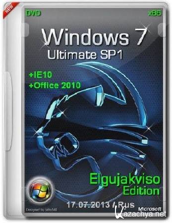 Windows 7 Ultimate SP1 x86 Elgujakviso Edition (07.2013/RUS)