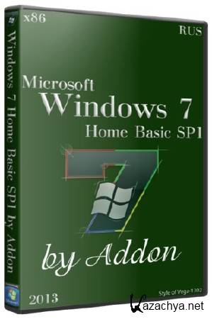 Windows 7 x86 Home Basic SP1 by Addon (2013/RUS)