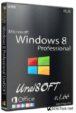 Windows 8 x86 Pro & Office2013 UralSOFT v.1.66 (RUS/2013)