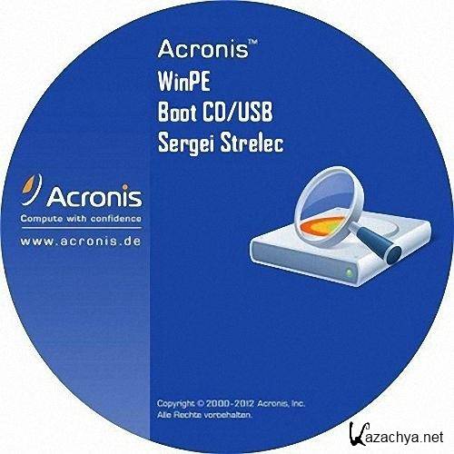 Acronis WinPE Boot CD/USB Sergei Strelec (2013)