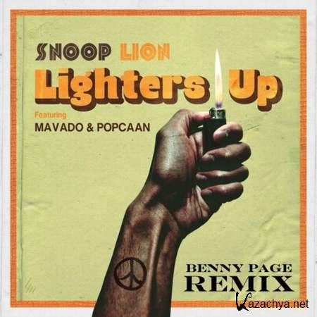 SNOOP LION FEAT. MAVADO  LIGHTERS UP (BENNY PAGE OFFICIAL REMIX) [2013, MP3]