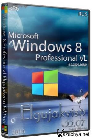 Windows 8 Pro VL x86 Elgujakviso Edition v22.07 (2013/RUS)