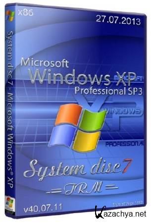 System disc 7 - Microsoft Windows XP Professional Edition Service Pack 3 v.40.07.11 (2013/RUS)