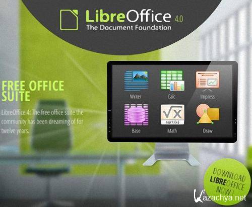 LibreOffice 4.1.0 Final Portable by PortableApps (2013)