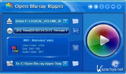 Open Blu-ray ripper 2.30
