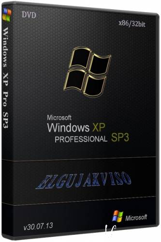 Windows XP Pro SP3 Elgujakviso Edition v30.07.13 (2013/x86)