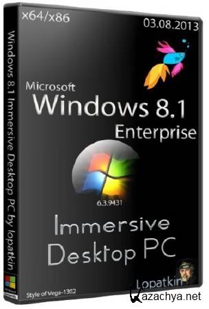 Microsoft Windows 8.1 Enterptise 6.3.9431 x86/64 Immersive Desktop PC (RUS/2013)