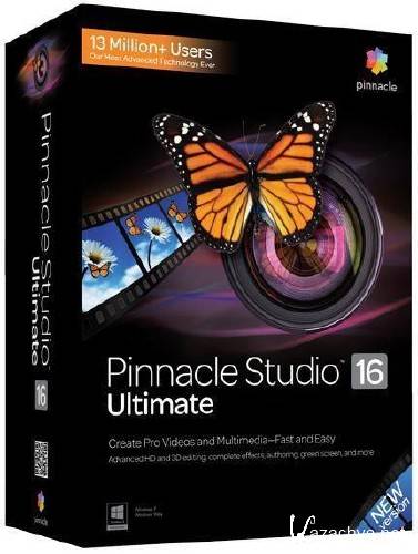 Pinnacle Studio 16 Ultimate v16.1.0.115 Final Incl. Content Pack MULTILANGUAGE