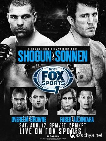 UFC Fight Night 26 (UFC on Fox Sports 1: Shogun vs. Sonnen) - SD (17.08.2013) HDTVRip