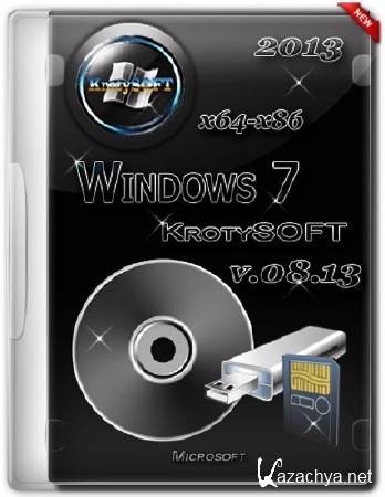 Windows 7 x64/x86 KrotySOFT v.08.13 (RUS/2013)