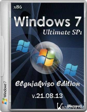 Windows 7 Ultimate SP1 Elgujakviso Edition v.21.08.13 x86