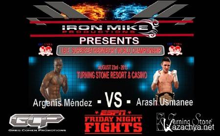   -     / Argenis Mendez vs Arash Usmanee (23.08.2013) HDTVRip 