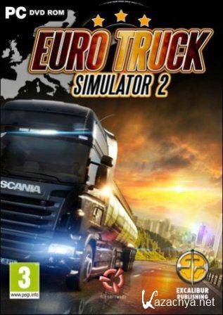 Euro Truck Simulator 2 + Truck Sim Map 3.3 Mod (2013/Rus/Eng/RePack by R.G. Catalyst)