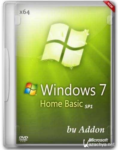 Windows 7 x64 Home Basic SP1 by Addon (RUS/2013)