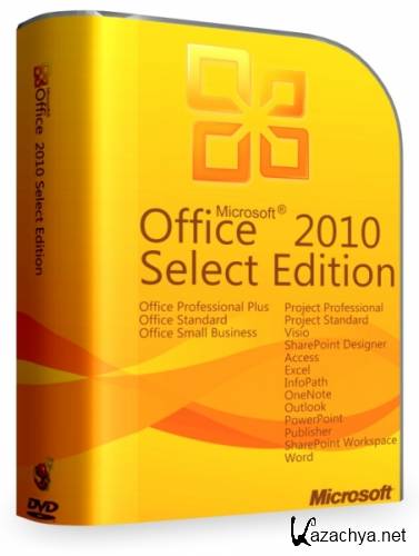 Microsoft Office 2010 Select Edition 14.0.7015.1000 SP2 by Krokoz (86/64/RUS)